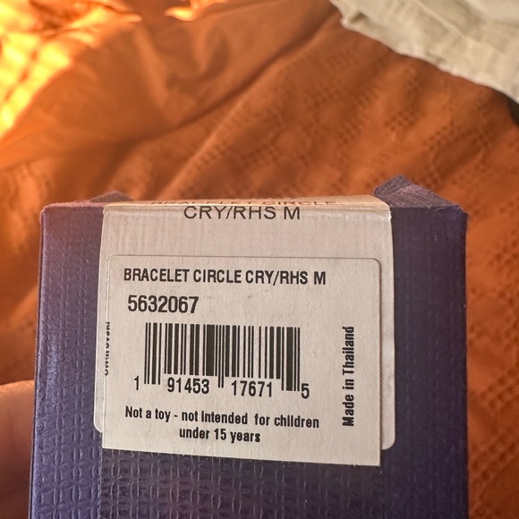 Swarovski Silver Bracelet with Crystals - Picture 6 of 8